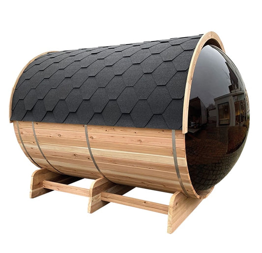 Barrelsauna Panorama Red Cedar